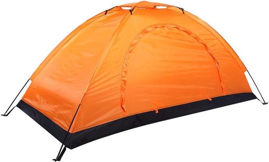 Lichtgewicht 1-2 persoons kampeertent, camouflage pop-up tent, uv-bescherming, waterdicht voor reizen, strand, barbecue, vissen, directe zonwering. beautiful scenery