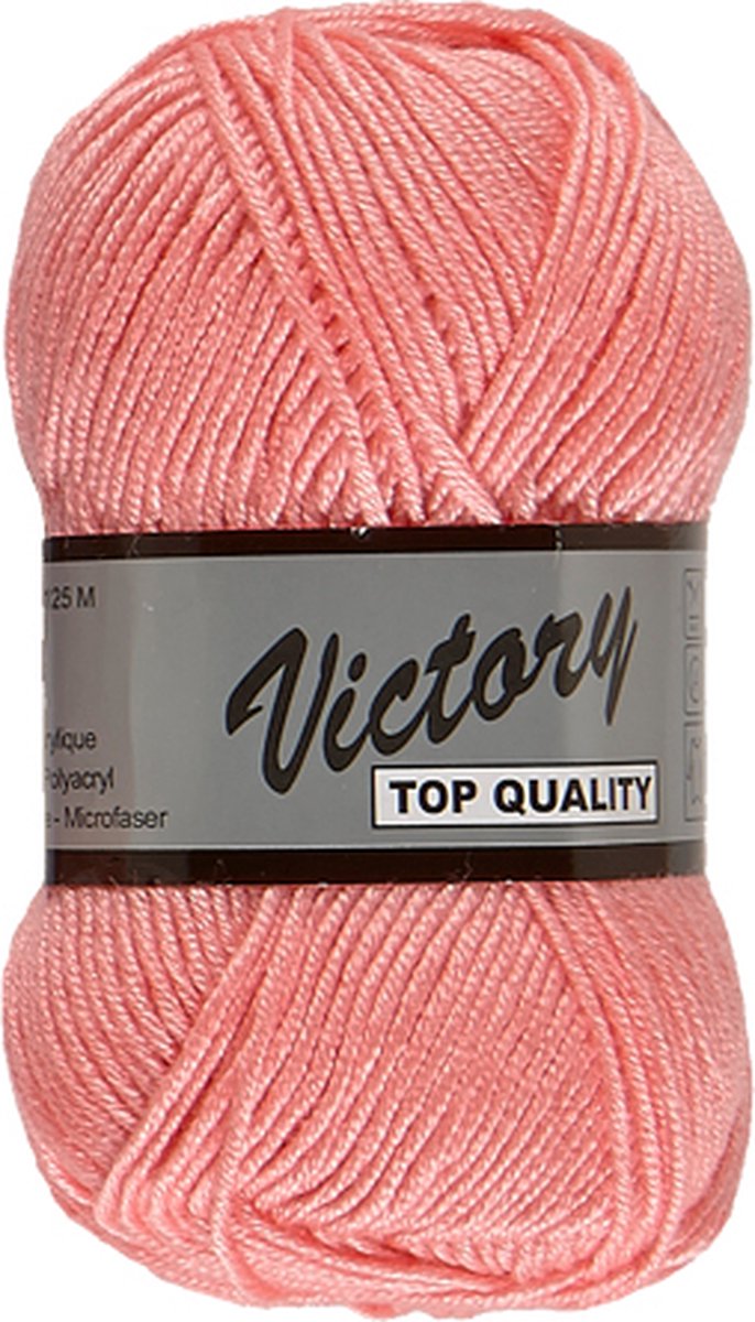 Lammy Yarns - Victory - Roze 720 - Haakgaren - Breigaren - 50 Gram - 125 Meter – Acryl