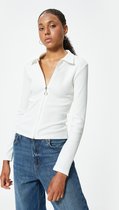 Col chemise T-shirt manches longues