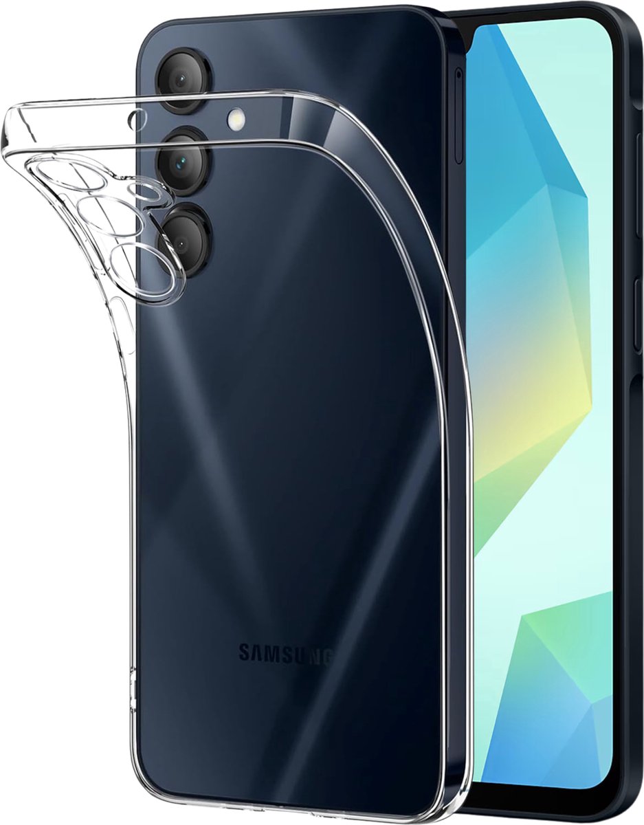 Hoesje voor Samsung Galaxy A16 4G / A16 5G backcover Shockproof siliconen Transparant