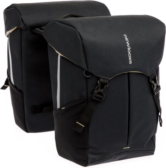 Greenlands Dubbele Fietstas Travel Bag 40 Liter 30 X 37 X 17 (2X) - Zwart | Le Coq Wielerartikelen
