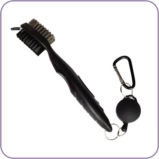 Golf Accessoires - Golf borstel Golftas - Golfballen Borstel - 3 in 1
