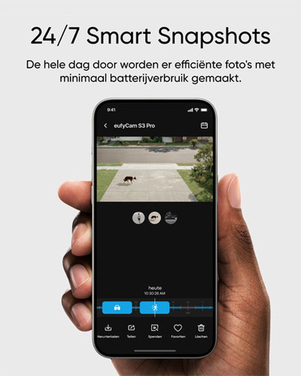 Afbeelding 2 van eufy Security S3 Pro Buitencamera, Add-on – Outdoorcam - 4K Ultra HD-resolutie, MaxColor Vision™ technologie, Zonne-energie met SolarPlus™ 2.0, Compatibel met Apple HomeKit, Alexa en Google Assistant
