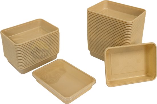 KURTT 100 Stück, Mealprep-Behälter, Mahlzeitsbehälter