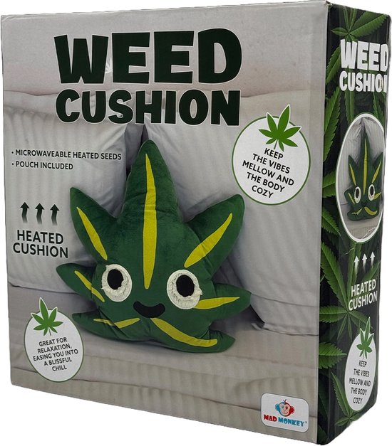 Weed - High Life - coussin chauffant avec pouf
