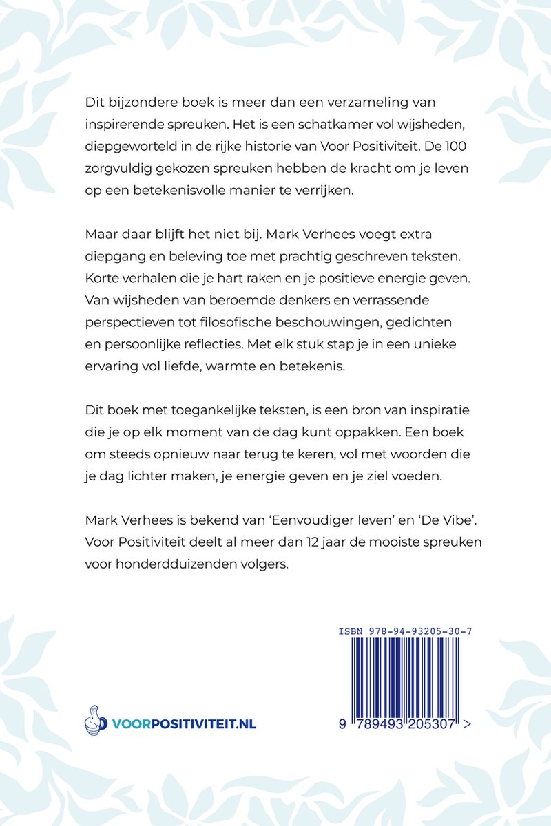 100 spreuken die je leven verrijken - back cover