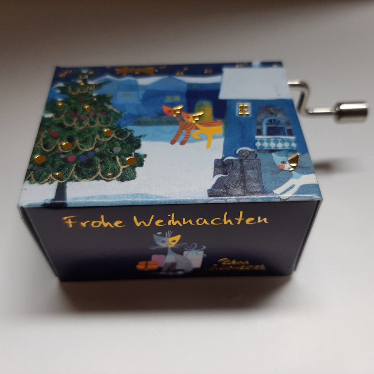 Muziekdoosje - speeldoosje kerst Rosina Wachtmeister Natale in Neve