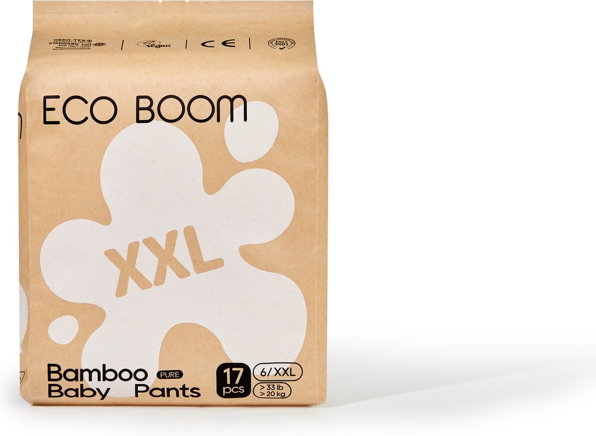 Goedkoopste Broek Puur natuurlijk bamboe maat 6/XXL 15 kg 17 eenheden | Eco Boom