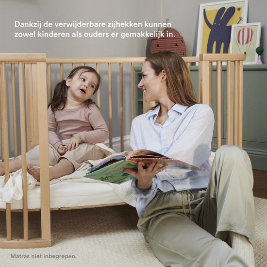 Stokke Sleepi Bed, Hazy Grey - Ovaal ledikant geschikt voor