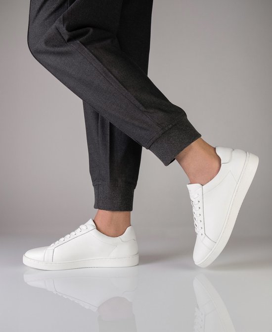 Anna Kern Suny 7425 Baskets de danse Witte en Cuir Nappa Baskets pour femmes à semelle complète avec trois points de pivot - Danse intérieure et outdoor - Salsa - Latin - Bachata - SUNY - blanc - 42 2/3