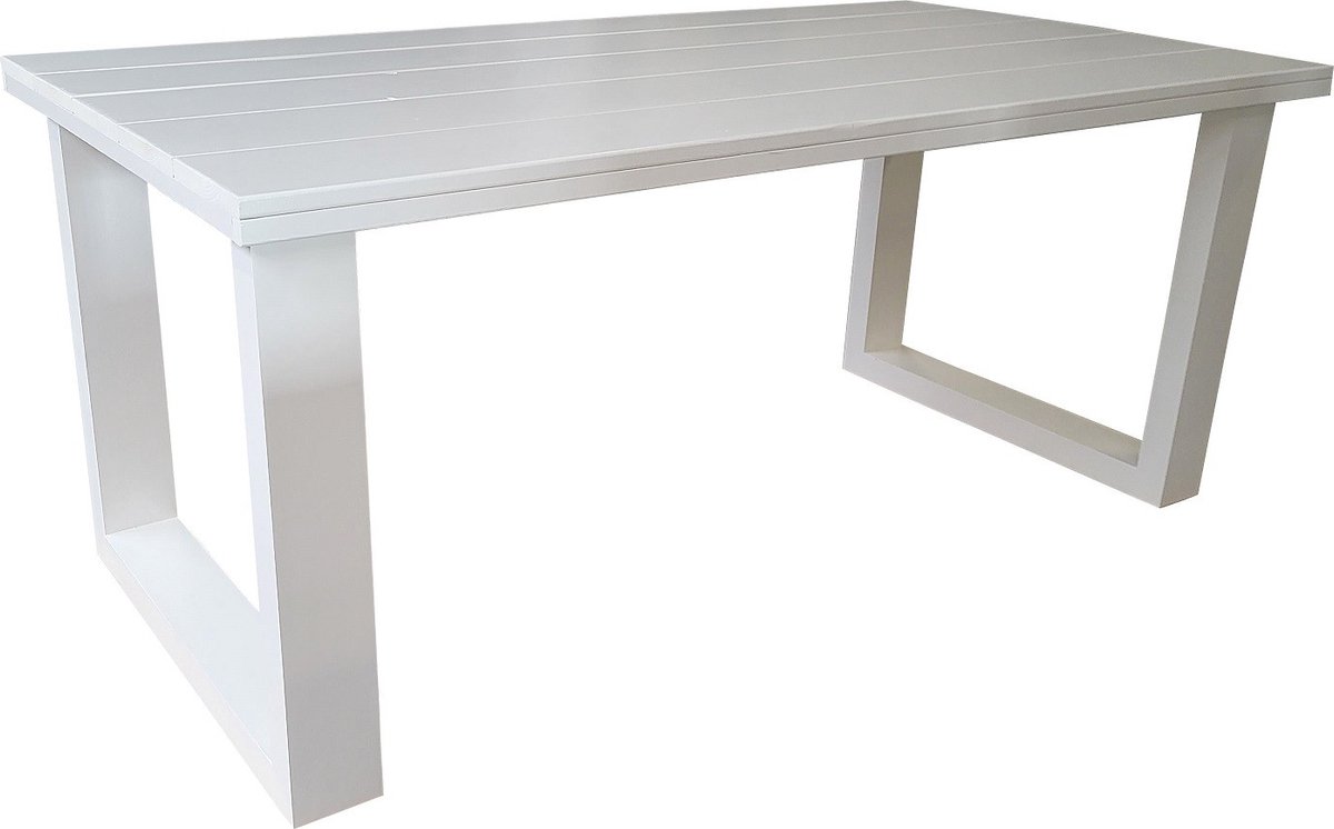 Wood4you Eettafel New England Wit 200 90 cm
