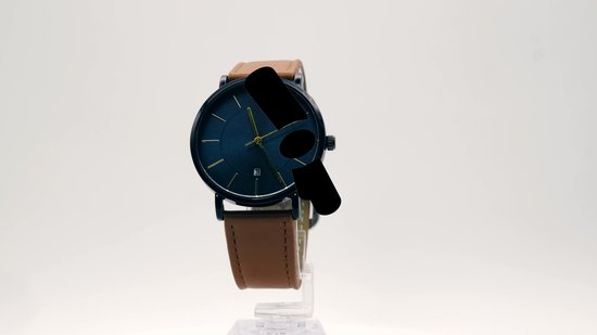 Montre Tyme - Homme - 39,5 mm - Blauw - Montres pour Homme - Emballage cadeau