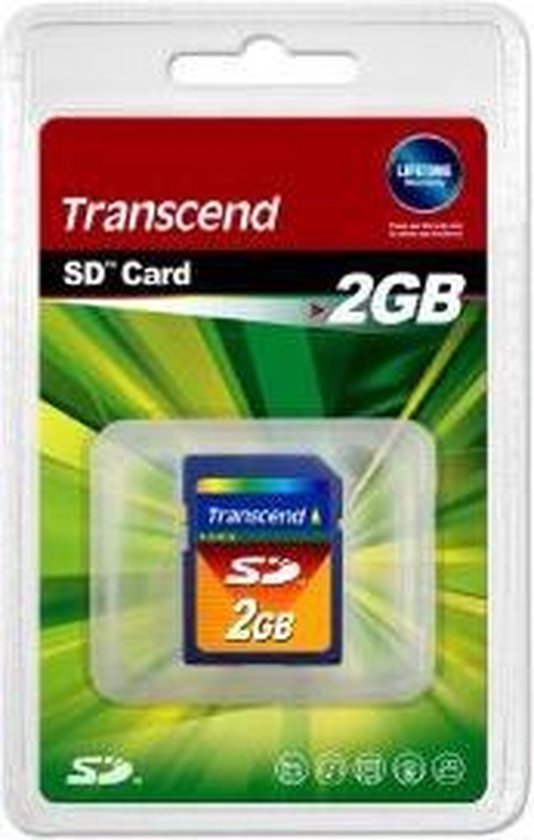 Transcend 2GB Secure Digital (SD) Memory Card - Compatible With Cameras, Phones & More