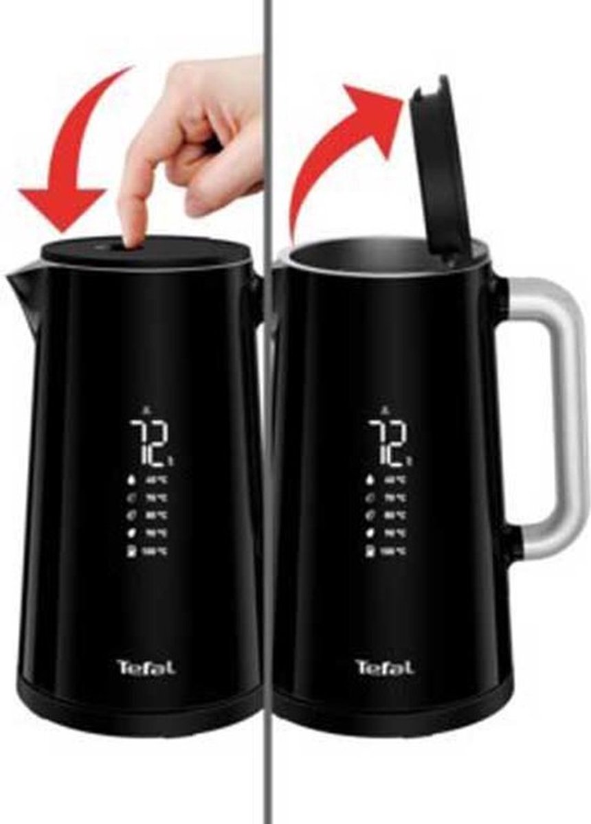 Tefal KO851 waterkoker 1,7 l Zwart 1800 W