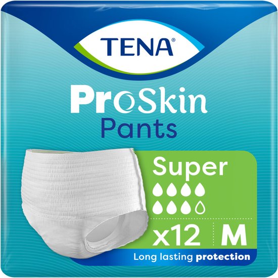 Tena Proskin pants super M 12 Stuks