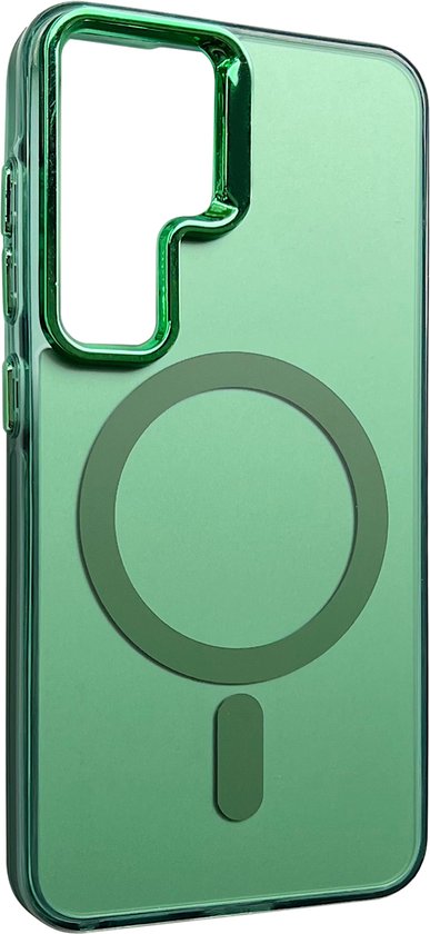 Casemania Coque pour Samsung Galaxy S24 Plus - Vert - Fusion Armor Case - Convient pour MagSafe