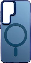 Casemania Coque pour Samsung Galaxy S24 Plus - Blauw - Fusion Armor Case - Convient pour MagSafe