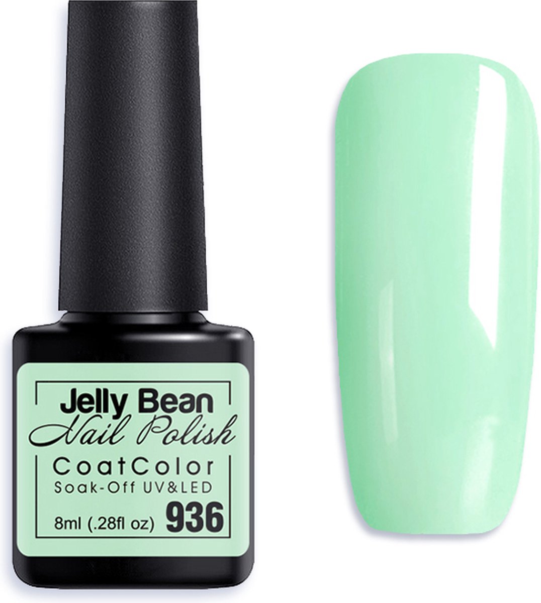 Goedkoopste Jelly Bean Nail Polish Gel Nagellak New - Gellak - Pistachio - UV Nagellak 8ml