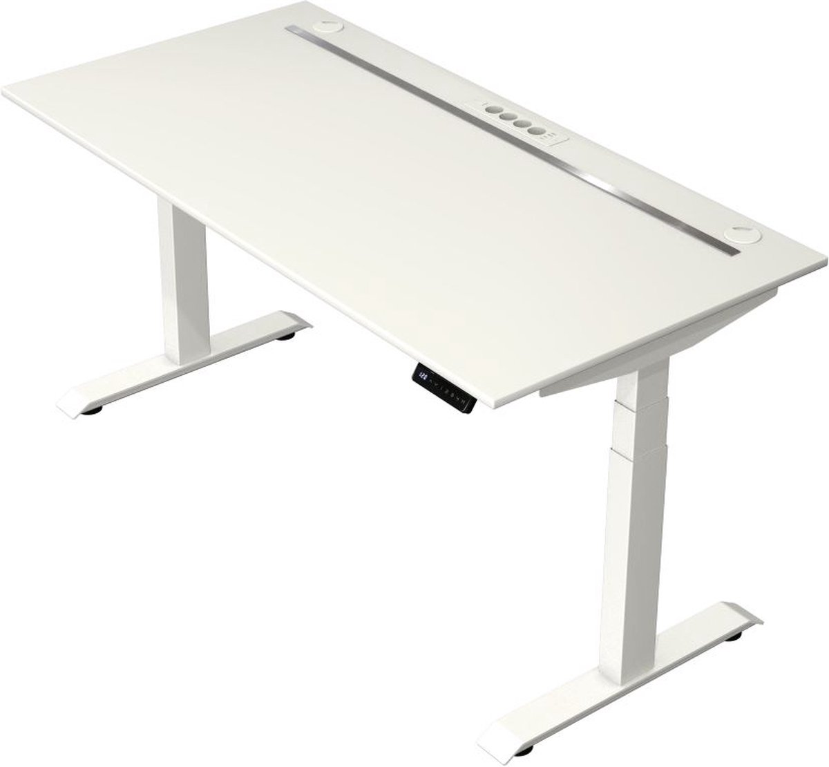 Kerkmann Zit sta bureau Move Boost 4 - 160x80cm - wit-wit