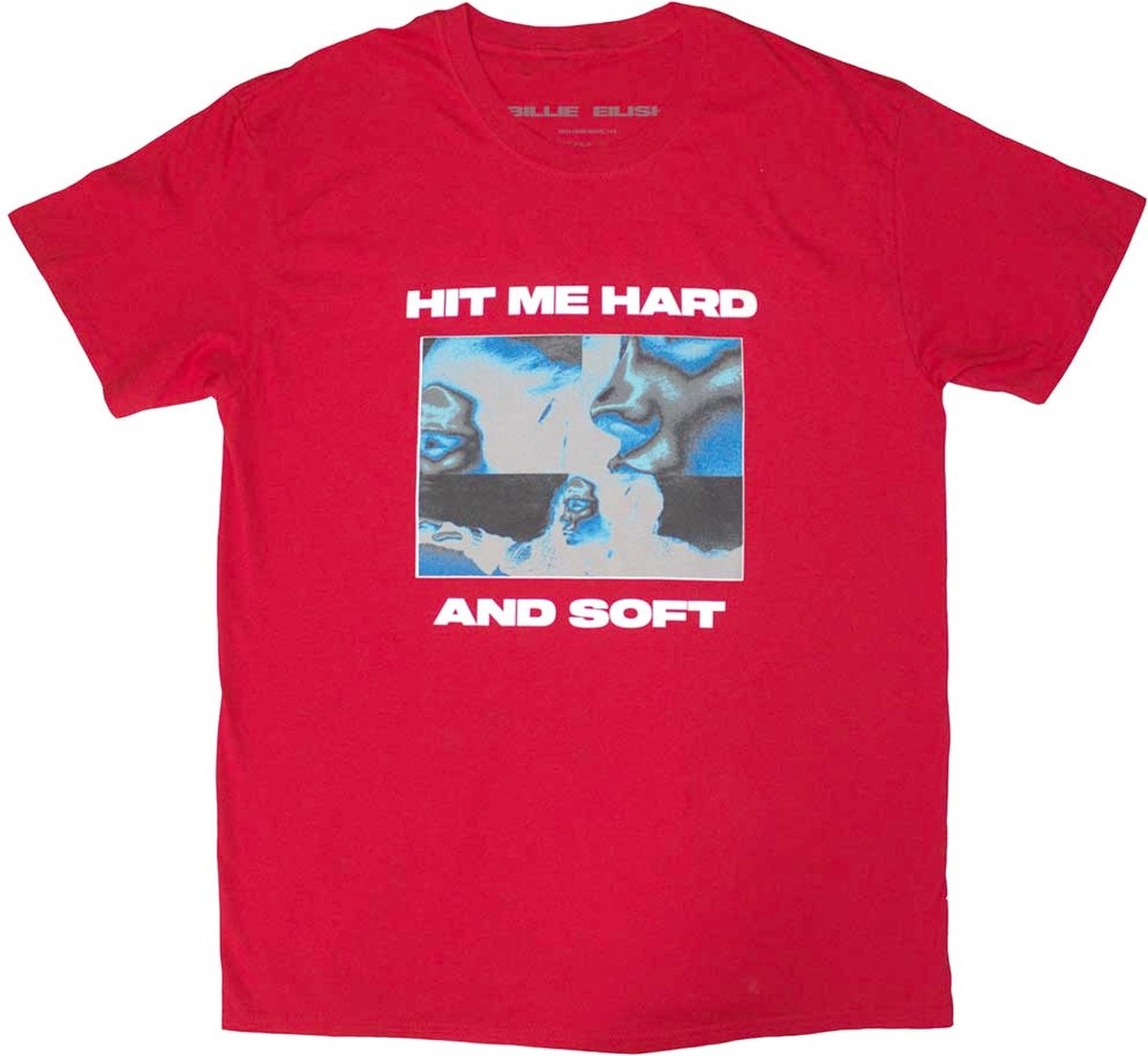 Billie Eilish - Hit Me Hard And Soft Negative Heren T-shirt - L - Rood