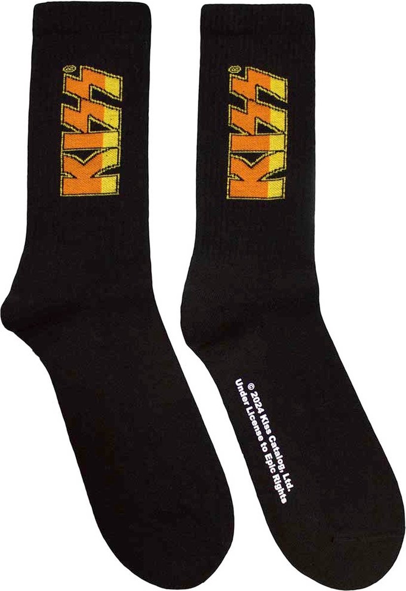 Kiss - Classic Logo Sokken - Zwart