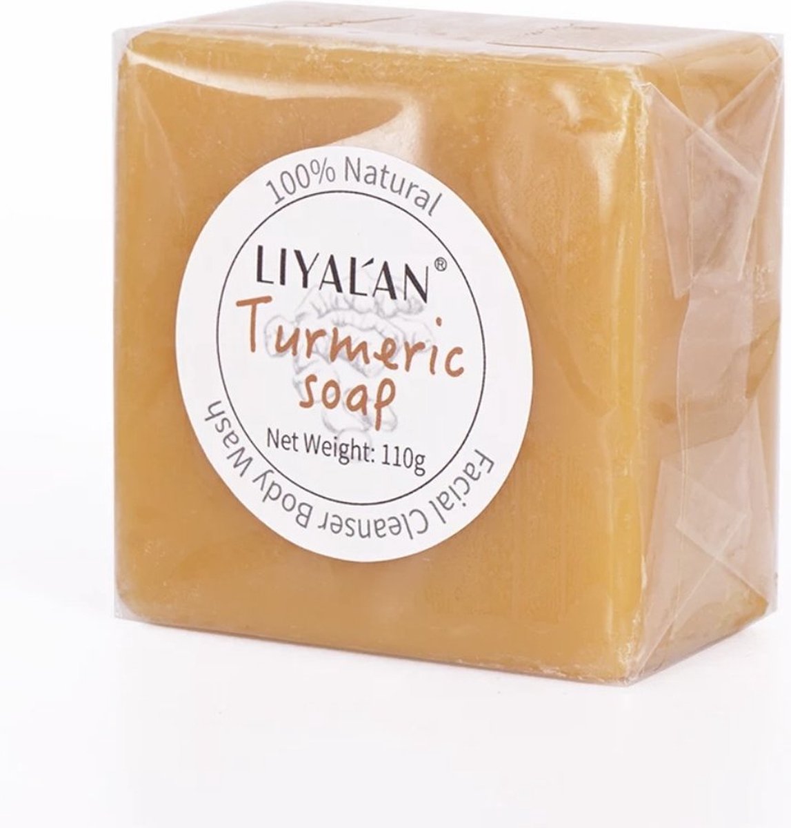 Goedkoopste Vardaan 100 Natural Turmeric Soap - Kurkuma Zeep - Face Cleanser - Body Wash - Hand Soap -Shower Soap - 100 Puur Gezichtsreiniger, Lichaamszeep