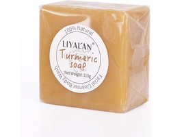 100% Natural Turmeric Soap - Kurkuma Zeep - Face Cleanser - Body Wash - Hand Soap -Shower Soap - 100% Puur Gezichtsreiniger, Lichaamszeep