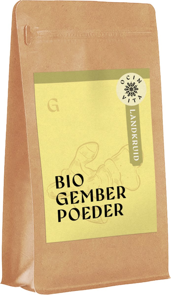 Goedkoopste Gember Poeder 1 kg – Pittig, Puur & Veelzijdig – Vegan, Glutenvrij & Zonder Toevoegingen Gember Poeder – Ocin vita