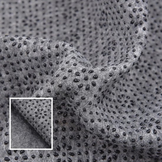 Tuftdoek, antislip tapijt rug vilten doek voor getuft tapijten, grote maat secundaire steunstof voor tufting, ponsnaald, tapijt haken, 79 x 70 inch