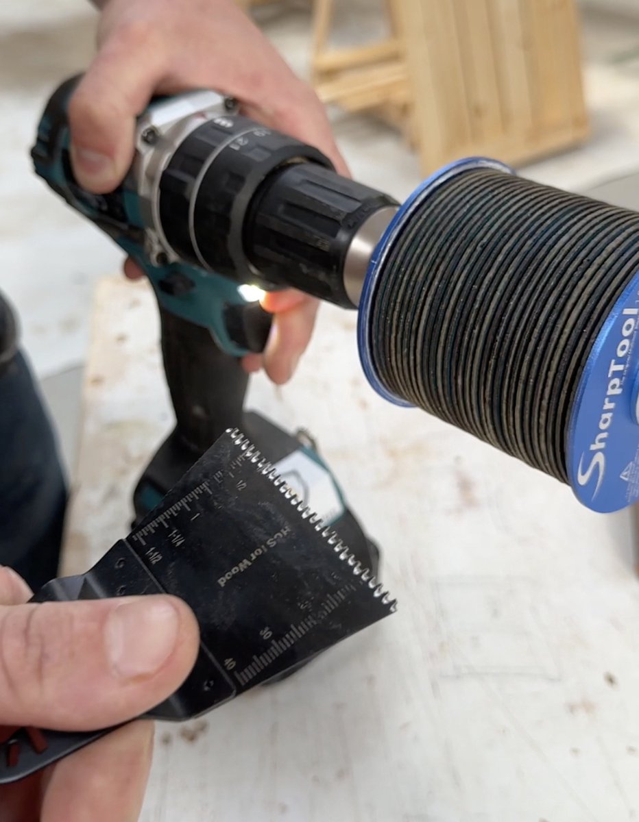 SharpTool 1.0 Zaagbladslijper Multitool Zaagjes Opzetstuk Boormachine Voor Slijpen Van Zaagblad Invalzaagblad Oscillerende Multitools Zaagblad Slijpmachine 35 Mm 1995415990