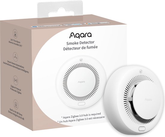 Aqara Rookmelder - Slimme Rookmelder - Zigbee en Matter - tot 10 jaar batterijduur