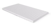 Topmatras - 180x200 - Topper Matras HR Koudschuim -Bamboo Hybrid - Topdekmatras - 9cm - Afritsbaar Wasbaar Tijk - Orthopedisch Purschuim - Anti-allergisch - Topper Hotel XL - Anti Bacterieel