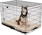 Brixy Hondenbench - Bench Voor Honden - Maat XXL - Opvouwbaar - 122 x 76 x 84 CM - 2 Deuren - Zwart