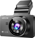 Zwarte AZDome dashcam met 4K Ultra HD lens en 3 inch scherm.