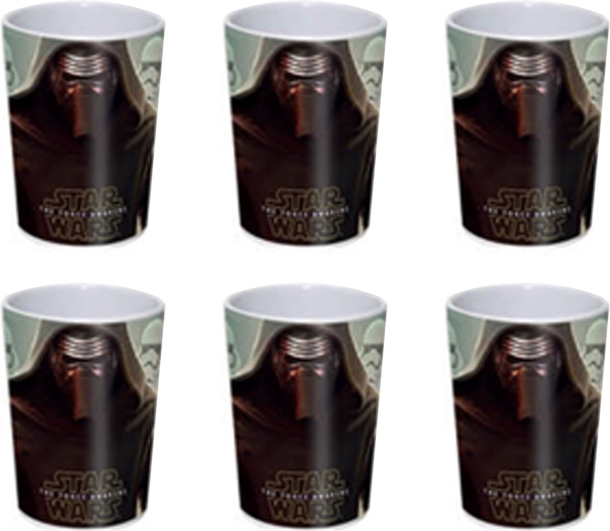 6 x Star Wars Melamine Tumblers - Bekers- Jongens- Drinken- Leuk geschenk