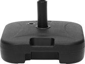 Brixy Parasolvoet - Vulbaar - 40KG - Compact en Stabiel - Parasolhouder - Kunststof - Antraciet