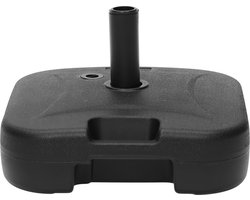 Brixy Parasolvoet - Vulbaar - 40KG - Compact en Stabiel - Parasolhouder - Kunststof - Antraciet