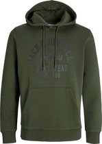 JACK&JONES - JJEADRIAN LOGO SWEAT HOOD SMU - Heren - Sweaters