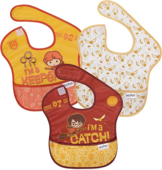 BUMKINS - SuperBib slab (3 stuks) - Palm Daze (6-24m