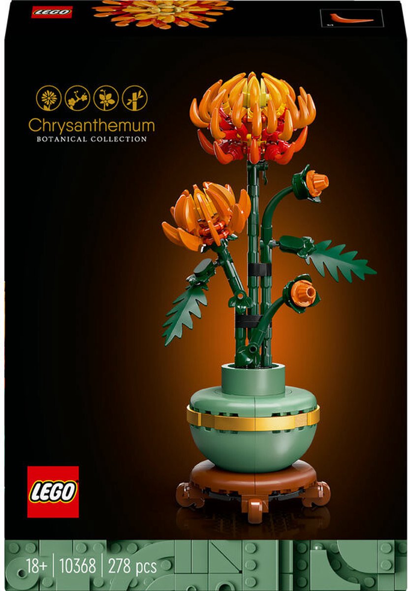 LEGO Icons Chrysant - Botanical Collection - 10368 — afbeelding 25