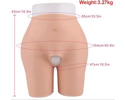Siliconen bodyshaper- Big But- Cosplay- Travestie- Billen-Bodysuit