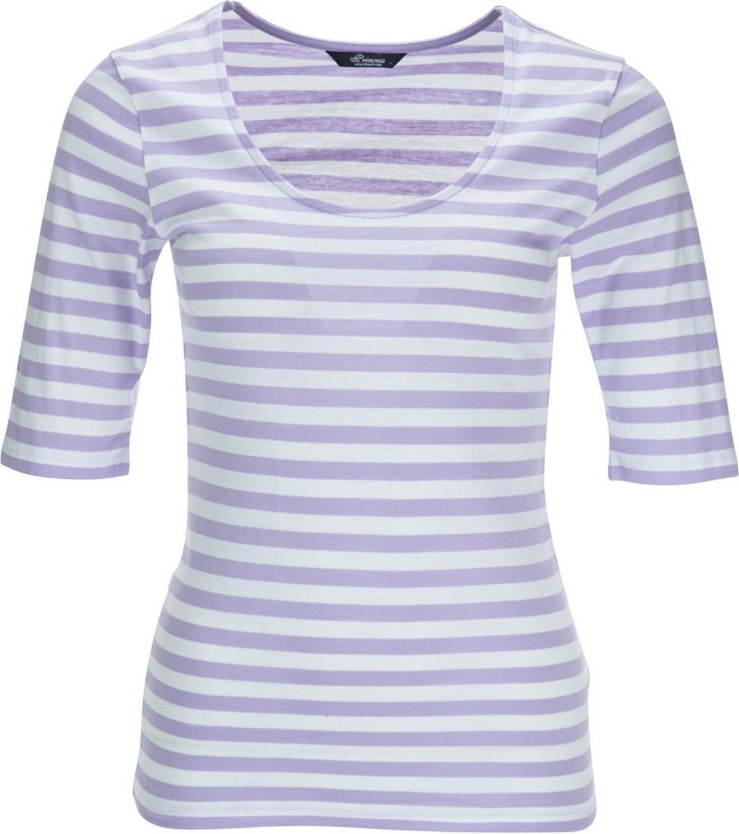 Princess goes Hollywood • lila gesteept t-shirt • maat 36