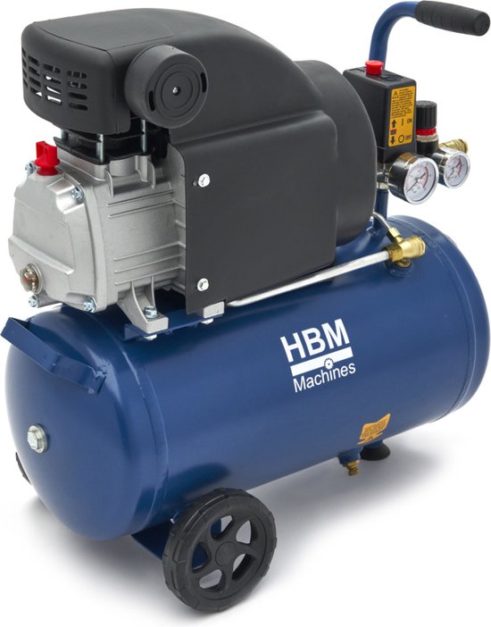 HBM Oliegesmeerde Compressor 24 liter (158 L p/m) | bol