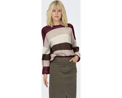 ONLY - ONLATIA L/S STRIPE PULLOV KNT Dames Trui