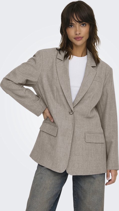 Blazer Only Onllinda Ls Boyfr Mel Blazer Tlr No 15328158 Champignons/mélange Femme Taille - M