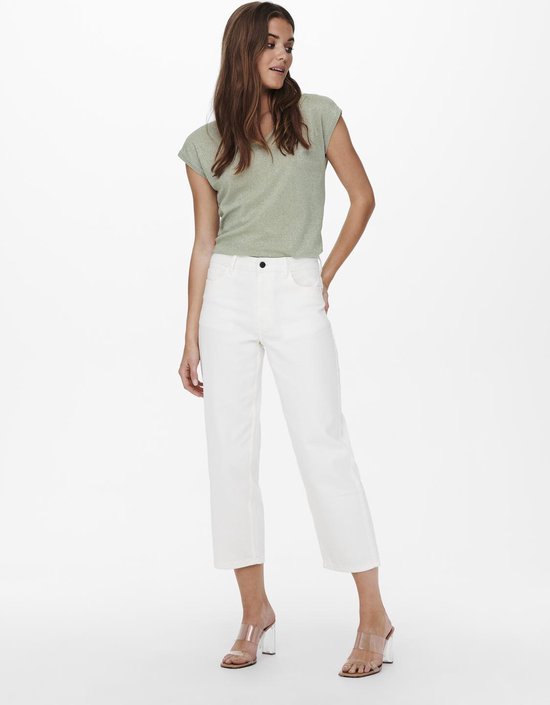 ONLY - ONLSILVERY S/SV NECK LUREX TOP JRS NOOS - Femme - Chemisiers