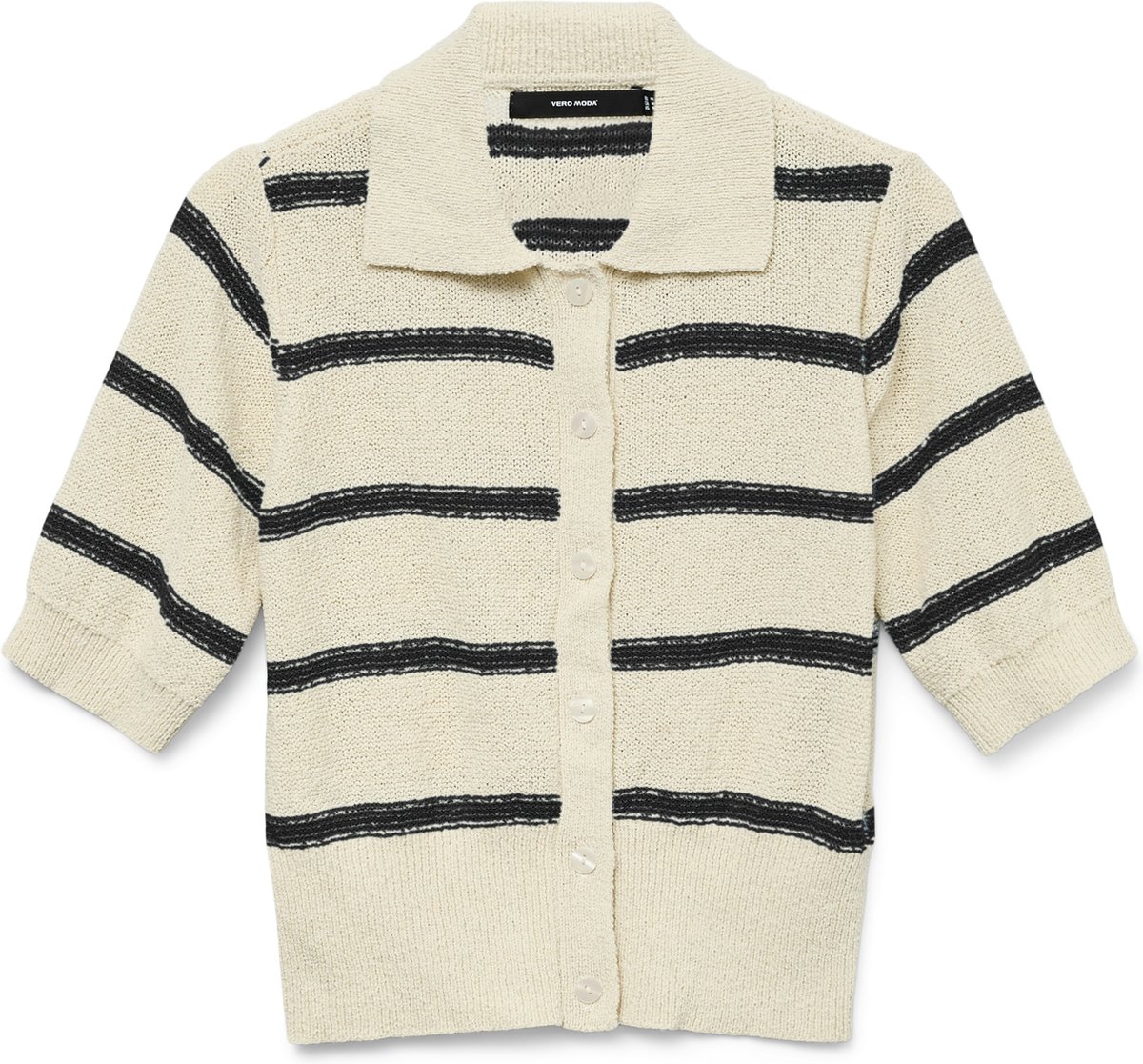 VERO MODA - VMCHERRY 2/4 POLONECK PULLOVER GA - Dames - Gebreide truien