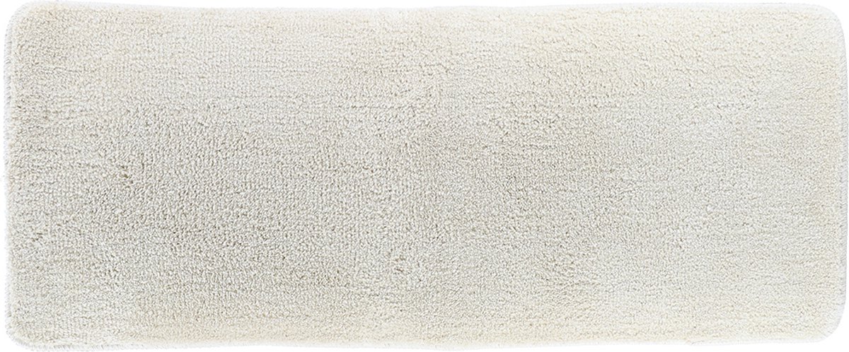 Tendance Badmat Aquarius - microfiber - hoogpolig - extra lang - creme wit - 50 x 120 cm - antislip