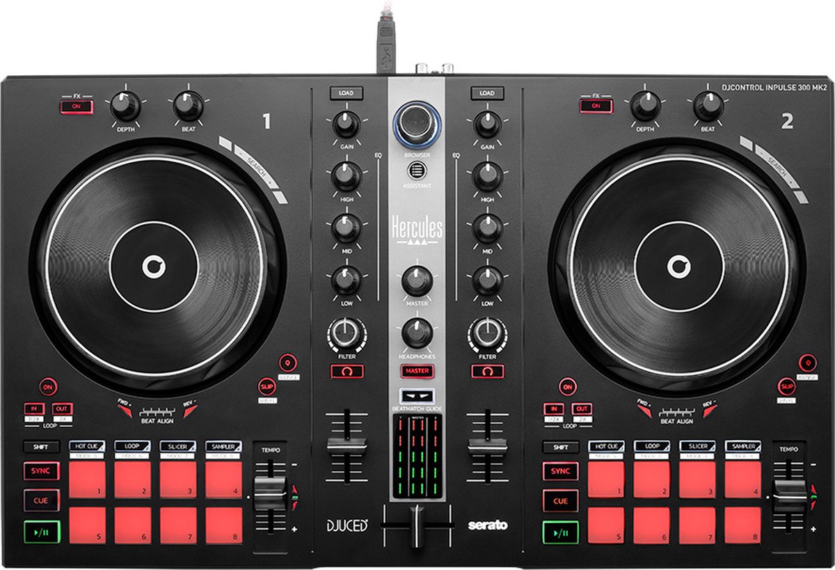 Hercules DJ Control Inpulse 300 MK2 zwart