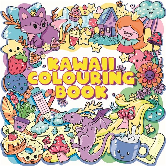 Kawaii Colouring Book - cover